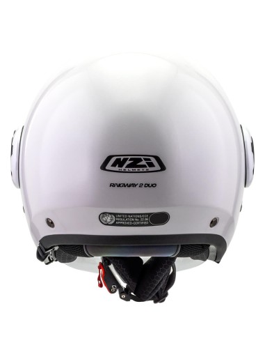 NZI CASCO JET RINGWAY 2 DUO WHITE en ALDAMOVIL