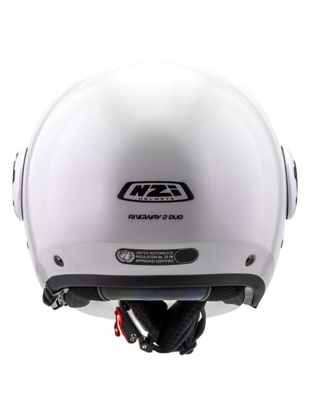 NZI CASCO JET RINGWAY 2 DUO WHITE en ALDAMOVIL