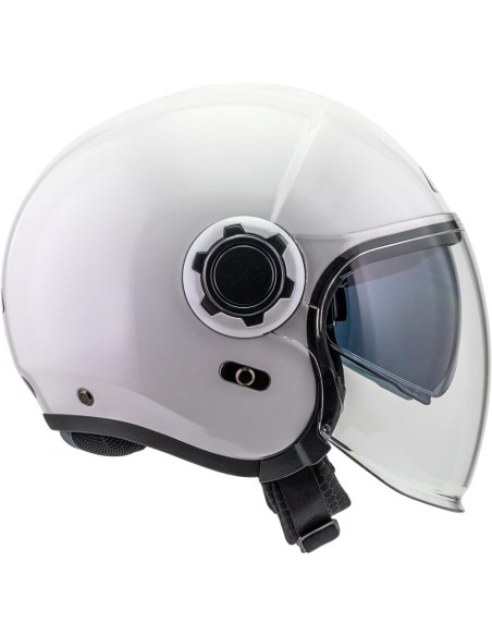 NZI CASCO JET RINGWAY 2 DUO WHITE en ALDAMOVIL