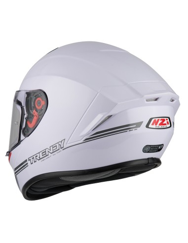 NZI CASCO TRENDY 3 SOLID NOUVEAU WHITE en ALDAMOVIL