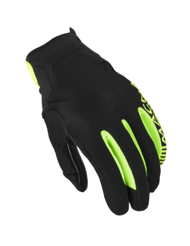 MACNA GUANTE VERANO OBTAIN LEATHER BLACK/FLUOR en ALDAMOVIL