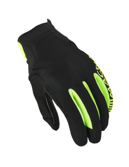 MACNA GUANTE VERANO OBTAIN LEATHER BLACK/FLUOR en ALDAMOVIL