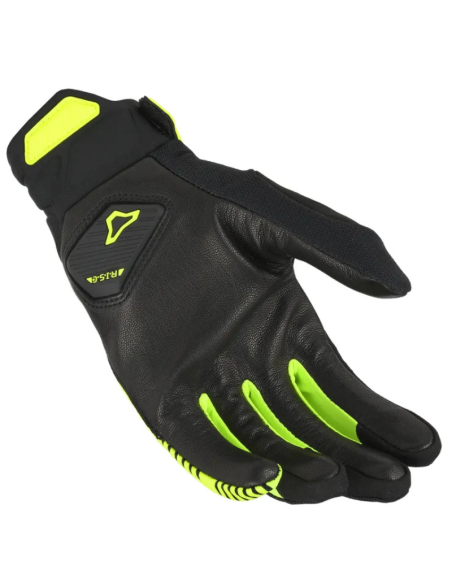 MACNA GUANTE VERANO OBTAIN LEATHER BLACK/FLUOR en ALDAMOVIL