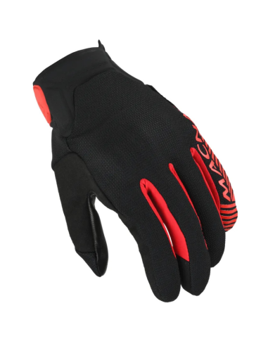 MACNA GUANTE VERANO OBTAIN LEATHER BLACK/RED en ALDAMOVIL
