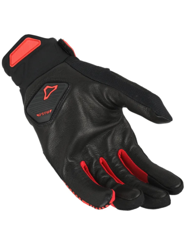 MACNA GUANTE VERANO OBTAIN LEATHER BLACK/RED en ALDAMOVIL