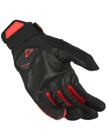 MACNA GUANTE VERANO OBTAIN LEATHER BLACK/RED en ALDAMOVIL