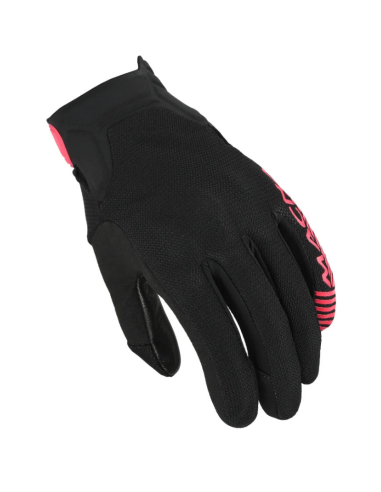 MACNA GUANTE VERANO LADY OBTAIN LEATHER BLACK/PINK en ALDAMOVIL