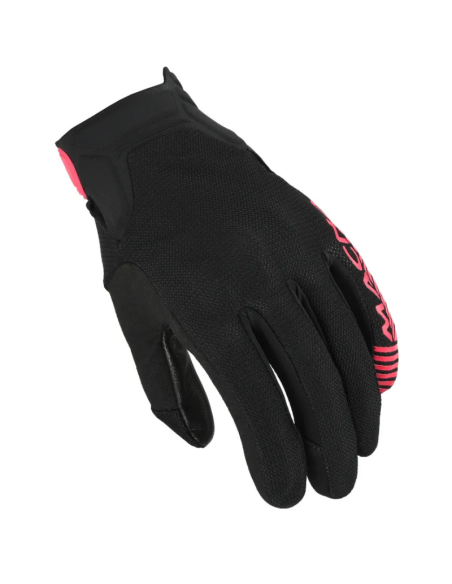 MACNA GUANTE VERANO LADY OBTAIN LEATHER BLACK/PINK en ALDAMOVIL