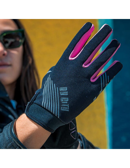BY CITY GUANTES LADY VERANO MOSCOW BLACK / PINK en ALDAMOVIL