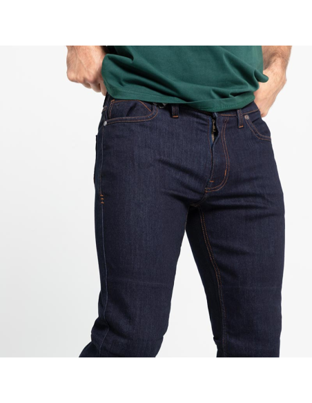 BY CITY PANTALON TEJANO ROUTE II DARK BLUE en ALDAMOVIL