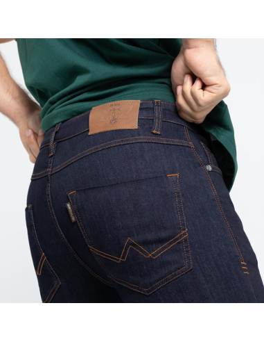 BY CITY PANTALON TEJANO ROUTE II DARK BLUE en ALDAMOVIL