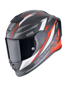 SCORPION CASCO EXO-R1 EVO CARBON AIR RUNNER BLACK/RED
