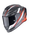 SCORPION CASCO EXO-R1 EVO CARBON AIR RUNNER BLACK/RED