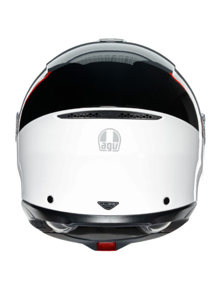 AGV CASCO TOURMODULAR E2206 BALANCE WHITE/GREY/RED en ALDAMOVIL