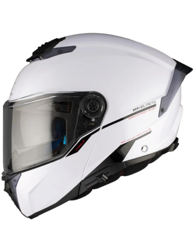 MT CASCO MODULAR ATOM 2 SV WHITE GLOSS en ALDAMOVIL