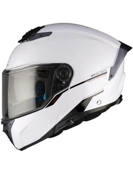 MT CASCO MODULAR ATOM 2 SV WHITE GLOSS en ALDAMOVIL