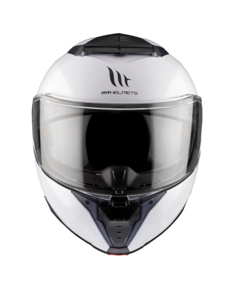 MT CASCO MODULAR ATOM 2 SV WHITE GLOSS en ALDAMOVIL