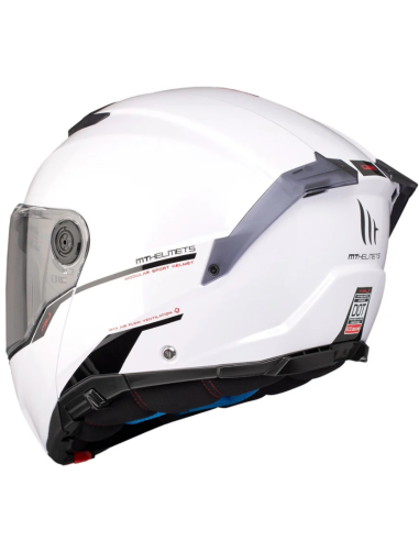 MT CASCO MODULAR ATOM 2 SV WHITE GLOSS en ALDAMOVIL