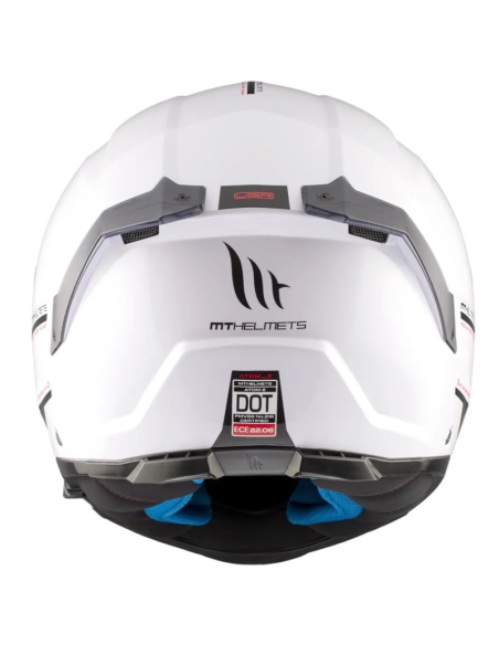 MT CASCO MODULAR ATOM 2 SV WHITE GLOSS en ALDAMOVIL