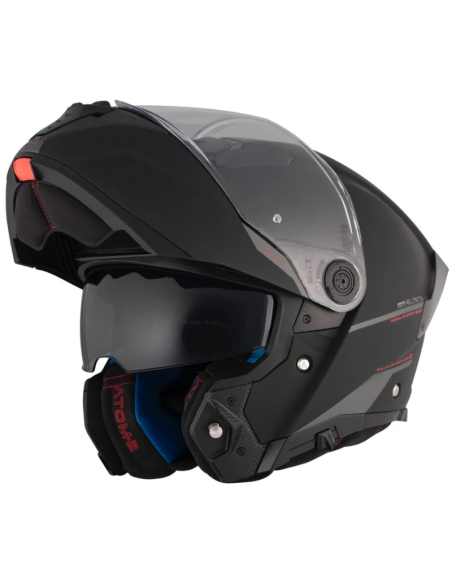 MT CASCO MODULAR ATOM 2 SV BLACK MATT en ALDAMOVIL