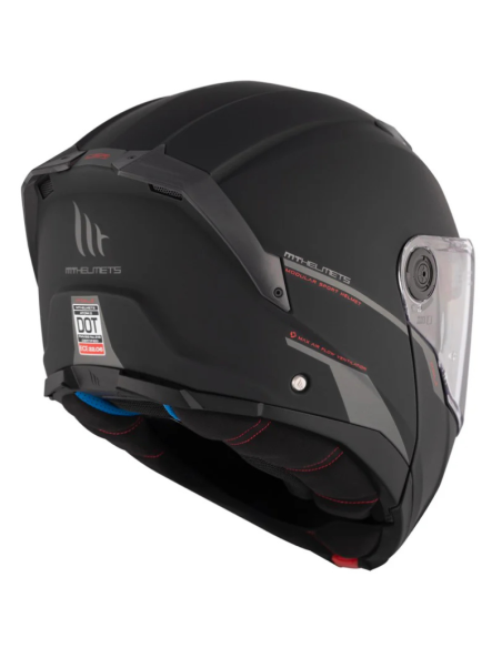 MT CASCO MODULAR ATOM 2 SV BLACK MATT en ALDAMOVIL