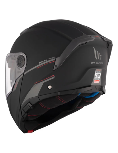 MT CASCO MODULAR ATOM 2 SV BLACK MATT en ALDAMOVIL