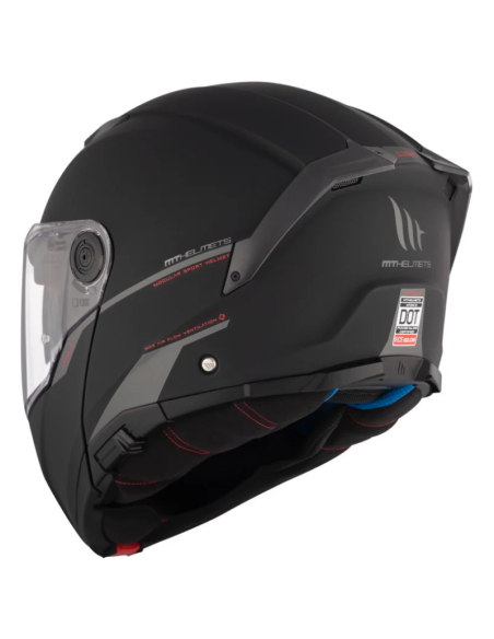 MT CASCO MODULAR ATOM 2 SV BLACK MATT en ALDAMOVIL