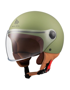 MT CASCO JET STREET SOLID A6 GREEN MATT en ALDAMOVIL
