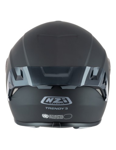 NZI CASCO TRENDY 3 STREAM BLACK MATT en ALDAMOVIL