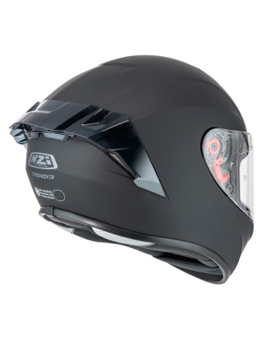 NZI CASCO TRENDY 3 STREAM BLACK MATT en ALDAMOVIL