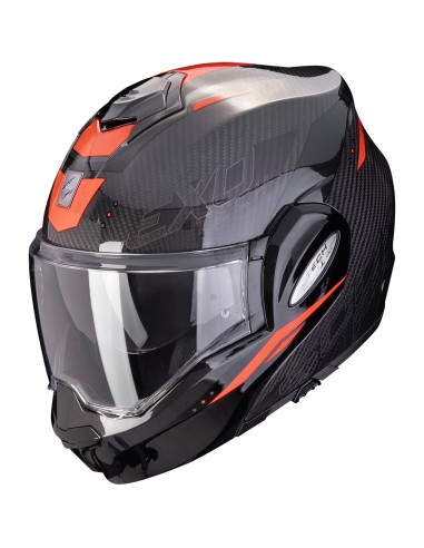 SCORPION CASCO EXO-TECH EVO CARBON ROVER BLACK/RED en ALDAMOVIL