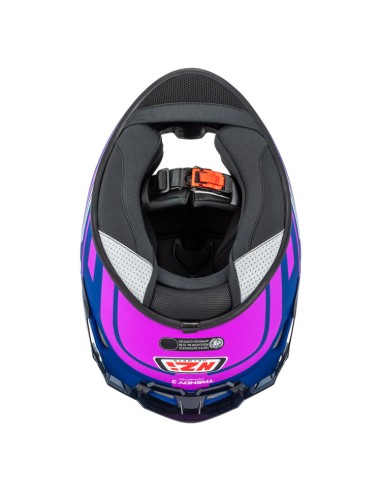 NZI CASCO TRENDY 3 STREAM CONNECTED BLUE/PINK MATT en ALDAMOVIL