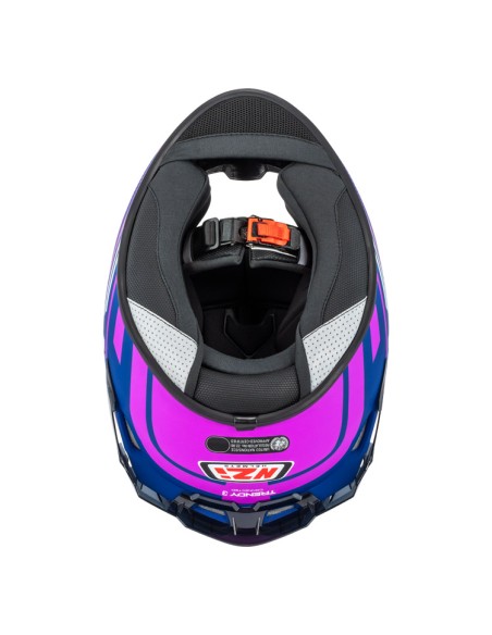 NZI CASCO TRENDY 3 STREAM CONNECTED BLUE/PINK MATT en ALDAMOVIL