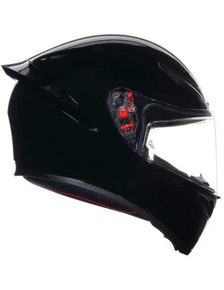 AGV CASCO K1 S E2206 BLACK GLOSSY en ALDAMOVIL