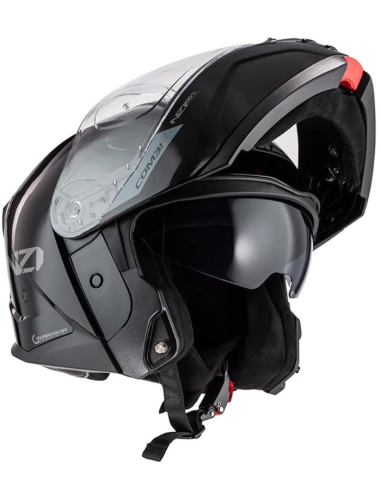 NZI CASCO COMBI 3 DUO BLACK GLOSS en ALDAMOVIL
