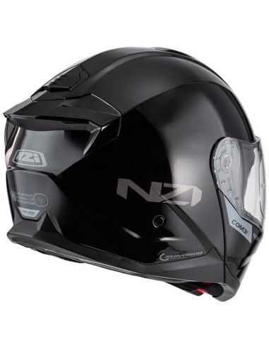 NZI CASCO COMBI 3 DUO BLACK GLOSS en ALDAMOVIL