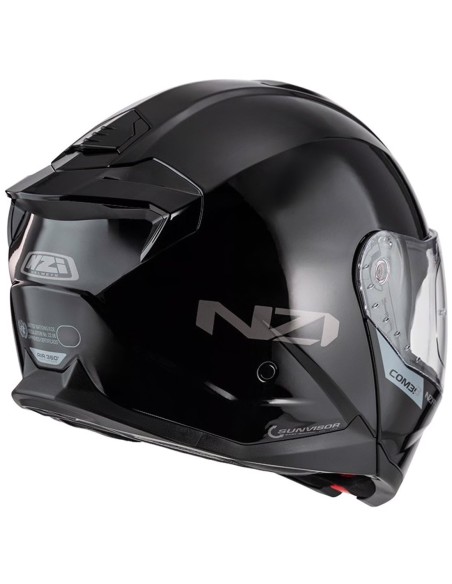 NZI CASCO COMBI 3 DUO BLACK GLOSS en ALDAMOVIL