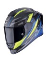 SCORPION EXO-R1 EVO CARBON AIR RUNNER BLACK/BLUE/YELLOW en ALDAMOVIL