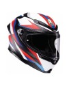 AGV CASCO K6 S E2206 TIMEWARP BLACK/RED/BLUE MATT en ALDAMOVIL