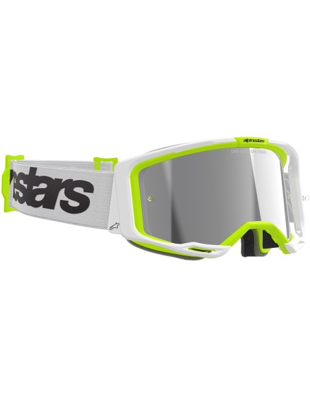 ALPINESTARS GAFAS OFF ROAD YELLOW FLUOR MIRROR SILVER LENS 2025 en ALDAMOVIL