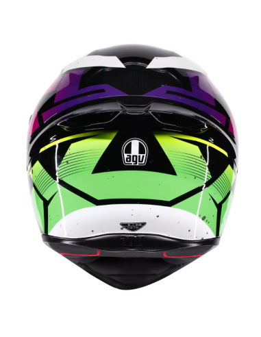 AGV CASCO K1 S E2206 PUNKPULSE BLACK/PURPLE/LIME en ALDAMOVIL