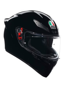 AGV CASCO K1 S E2206 BLACK GLOSSY en ALDAMOVIL
