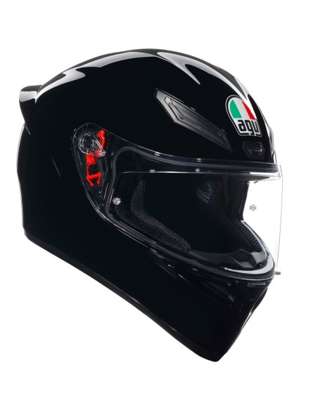 AGV CASCO K1 S E2206 BLACK GLOSSY en ALDAMOVIL