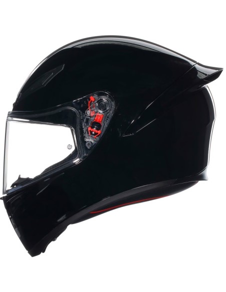 AGV CASCO K1 S E2206 BLACK GLOSSY en ALDAMOVIL