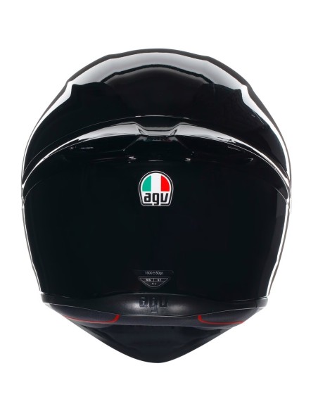 AGV CASCO K1 S E2206 BLACK GLOSSY en ALDAMOVIL