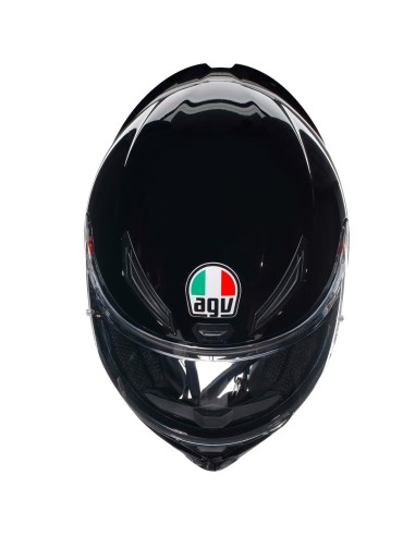 AGV CASCO K1 S E2206 BLACK GLOSSY en ALDAMOVIL