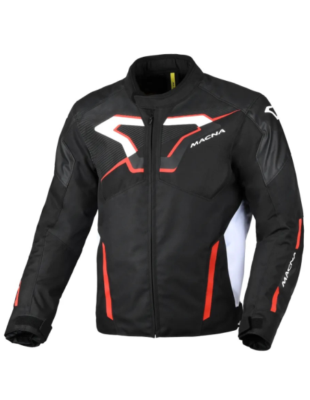 MACNA CHAQUETA TAZAR 2.0 BLACK/WHITE/RED en ALDAMOVIL