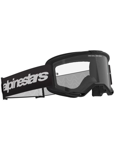 ALPINESTARS GAFAS OFF ROAD VISION 3 WORDMARK BLACK CLEAR  en ALDAMOVIL