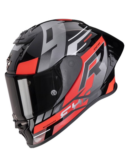 SCORPION CASCO EXO-R1 EVO II ADRENALIN BLACK/RED en ALDAMOVIL