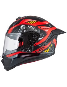 NZI CASCO WAKE STREAM CYBER BLACK/RED MATT en ALDAMOVIL